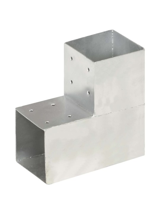 Trámová spojka 4 ks ve tvaru L pozinkovaný kov 101 x 101 mm