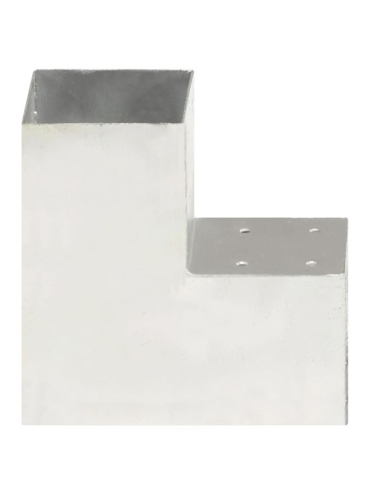 Trámová spojka 4 ks ve tvaru L pozinkovaný kov 101 x 101 mm