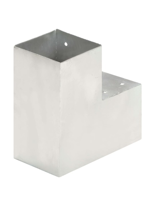 Trámová spojka 4 ks ve tvaru L pozinkovaný kov 101 x 101 mm
