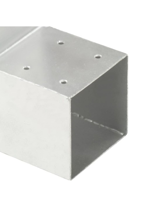 Trámová spojka 4 ks ve tvaru L pozinkovaný kov 101 x 101 mm
