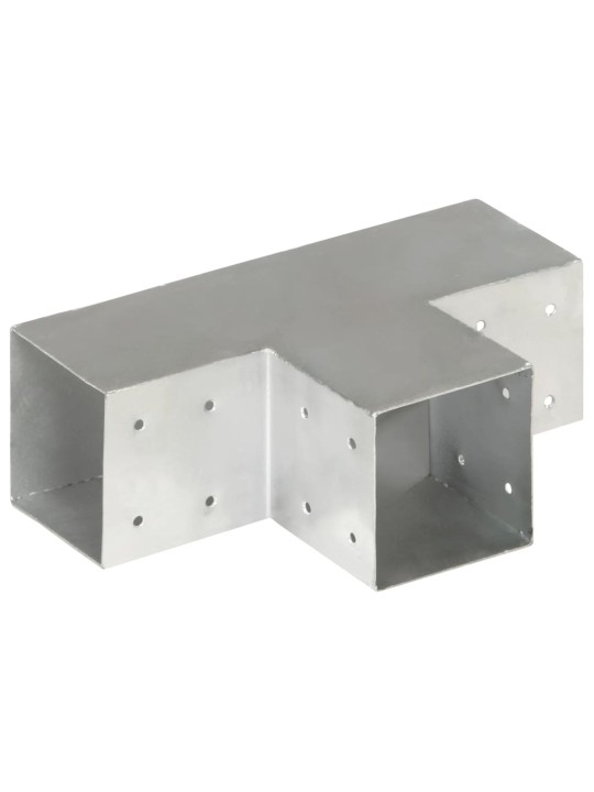Trámová spojka 4 ks ve tvaru T pozinkovaný kov 101 x 101 mm
