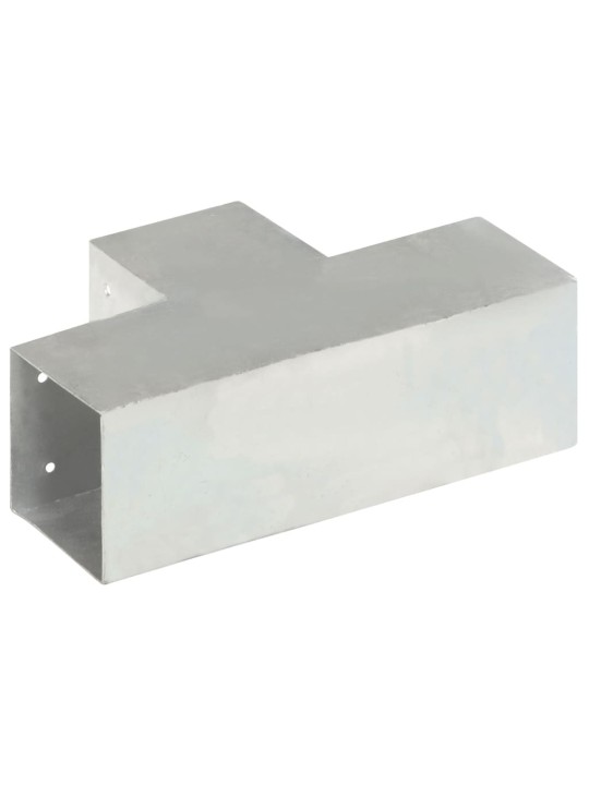 Trámová spojka 4 ks ve tvaru T pozinkovaný kov 101 x 101 mm