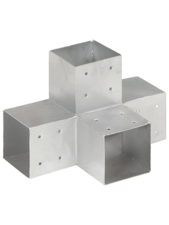 Trámová spojka ve tvaru X pozinkovaný kov 101 x 101 mm