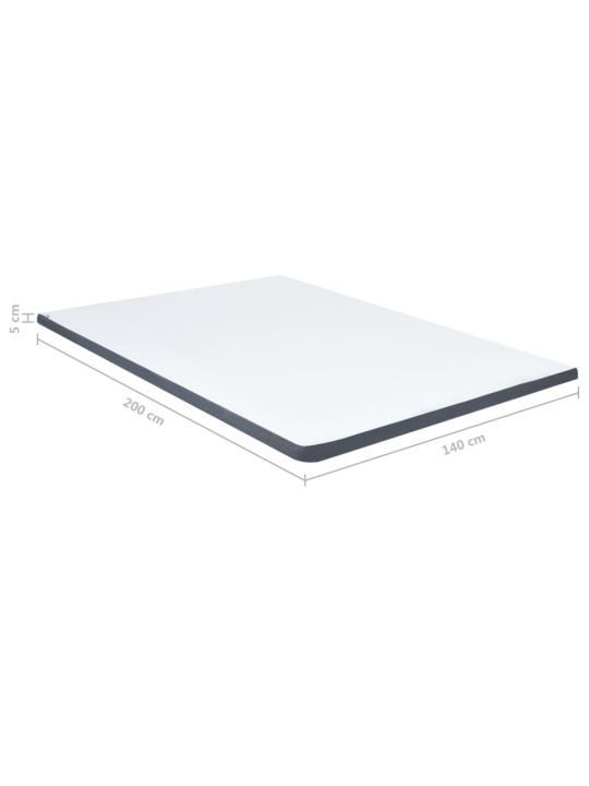 Vrchní matrace na postel boxspring 200 x 140 x 5 cm