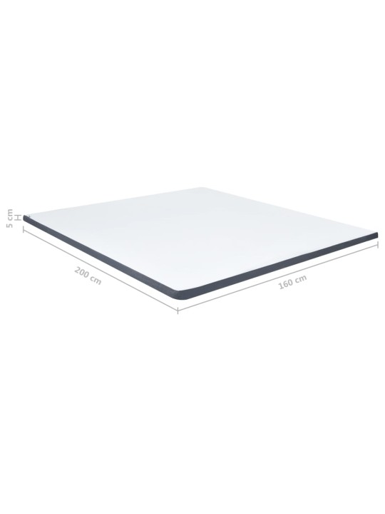 Vrchní matrace na postel boxspring 200 x 160 x 5 cm