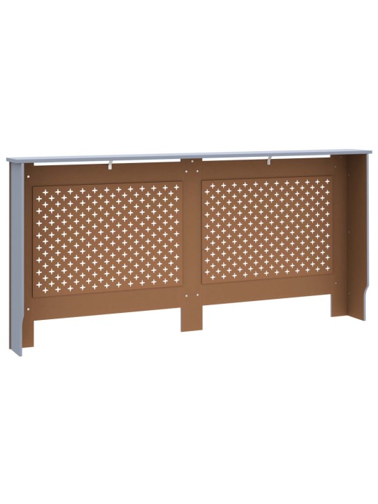 Kryt na radiátor antracitový 172 x 19 x 81,5 cm MDF