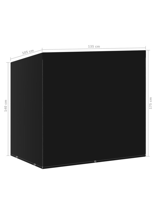 Plachta na zahradní houpačku 6 oček 135 x 105 x 175 cm