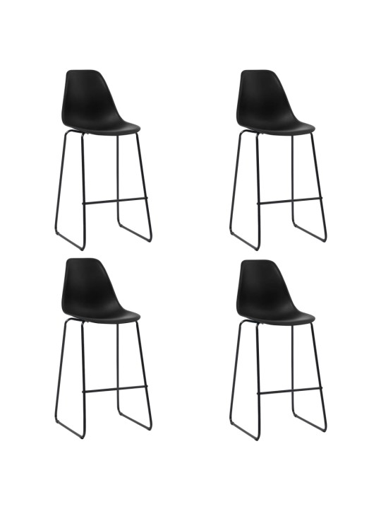 5dílný barový set plast černý