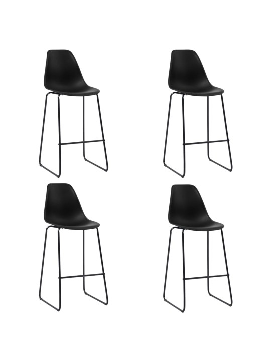 5dílný barový set plast černý