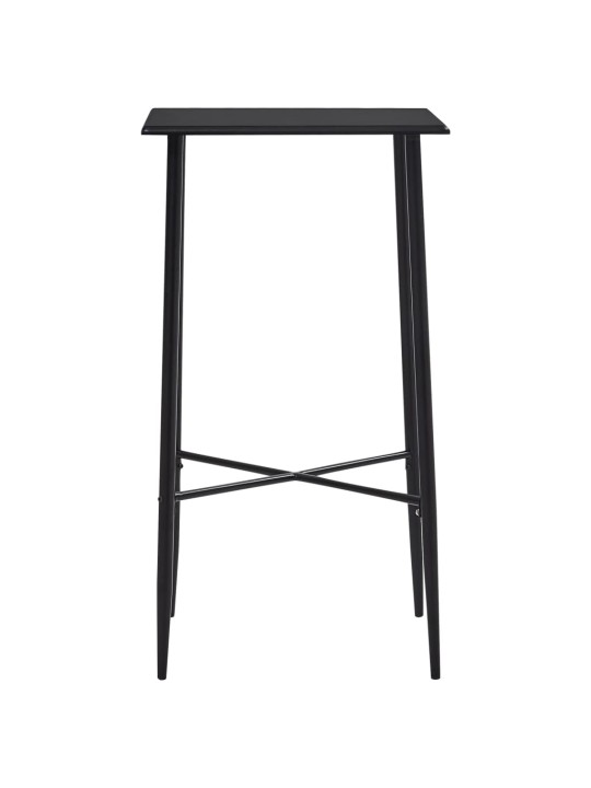 3dílný barový set plast černý