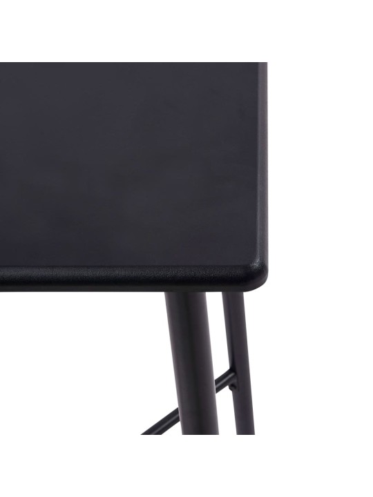 5dílný barový set plast černý