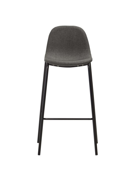 5dílný barový set textil tmavě šedý