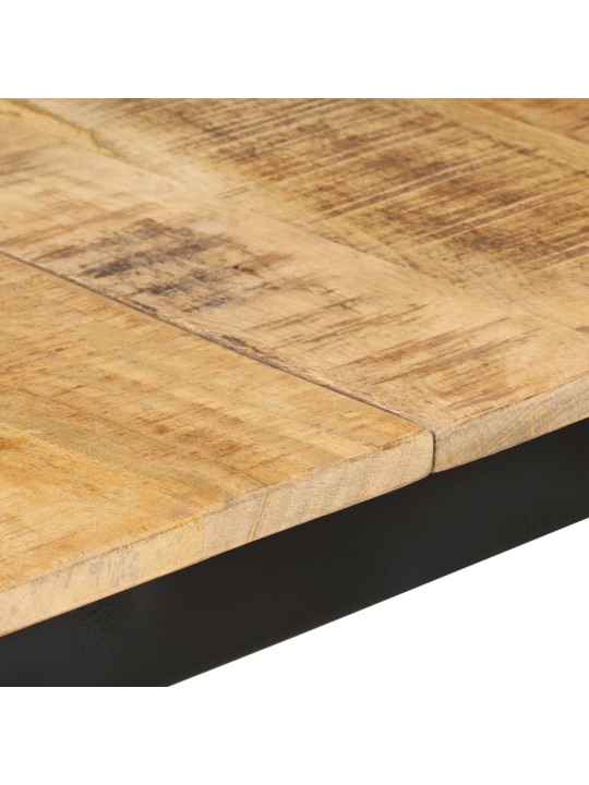 Jídelní stůl 180 x 90 x 76 cm masivní hrubé mangovníkové dřevo