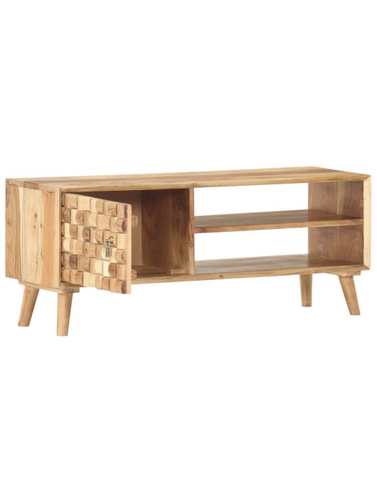 TV stolek 100 x 35 x 40 cm masivní akáciové dřevo