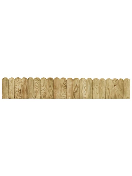Trávníkový lem zelený 120 cm impregnované borové dřevo