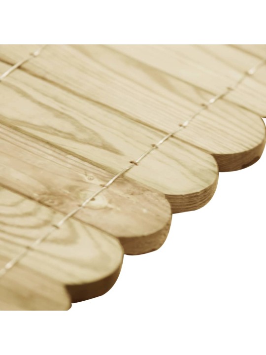 Trávníkový lem zelený 120 cm impregnované borové dřevo