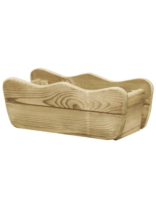 Vyvýšený záhon 50 x 18 x 18 cm impregnované borové dřevo