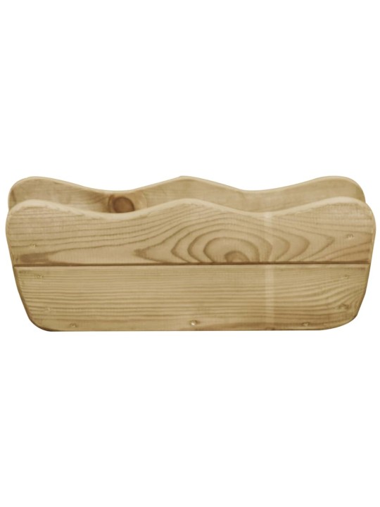 Vyvýšený záhon 50 x 18 x 18 cm impregnované borové dřevo