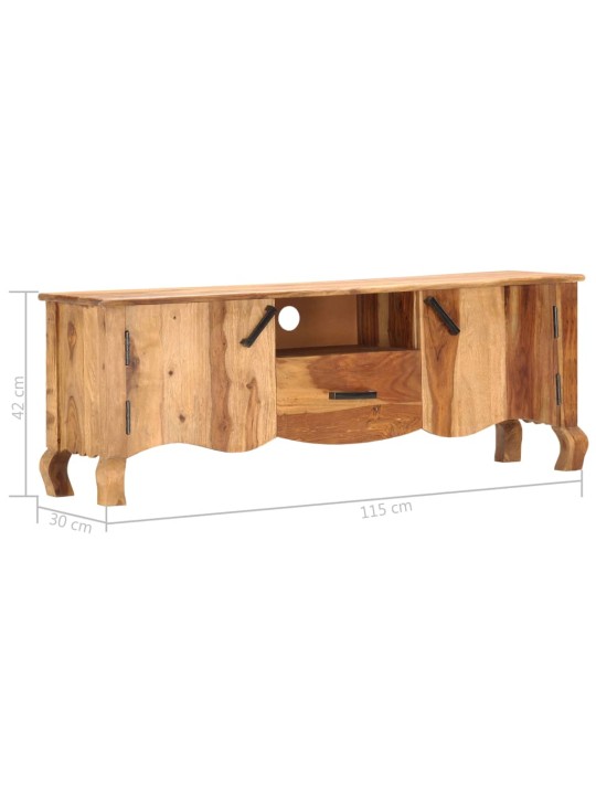 TV stolek 115 x 30 x 42 cm masivní dřevo
