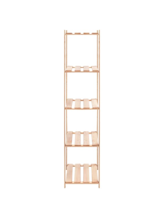 Úložný regál 5 polic 2 ks 80x38x170 cm masivní borovice 250 kg