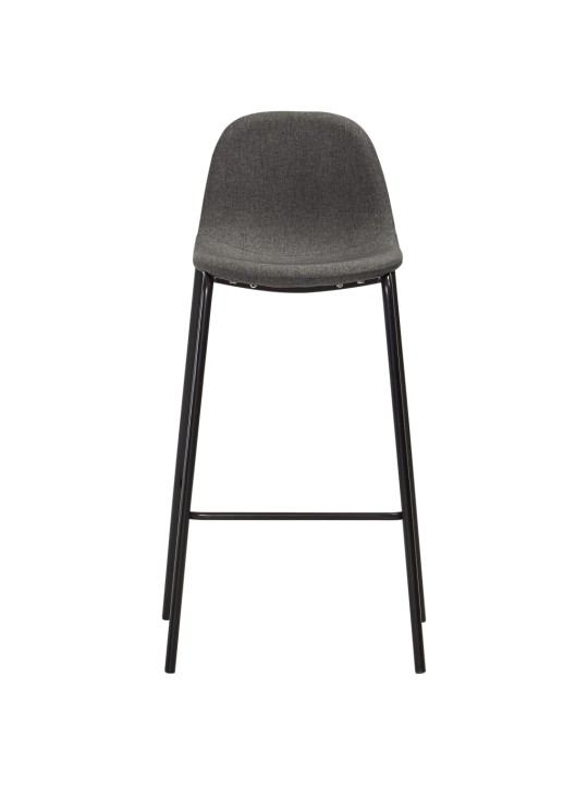 5dílný barový set textil tmavě šedý