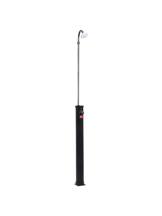 Zahradní solární sprcha černá 215 cm 8 l