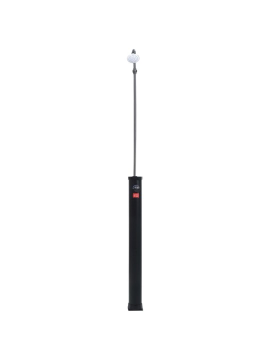Zahradní solární sprcha černá 215 cm 8 l