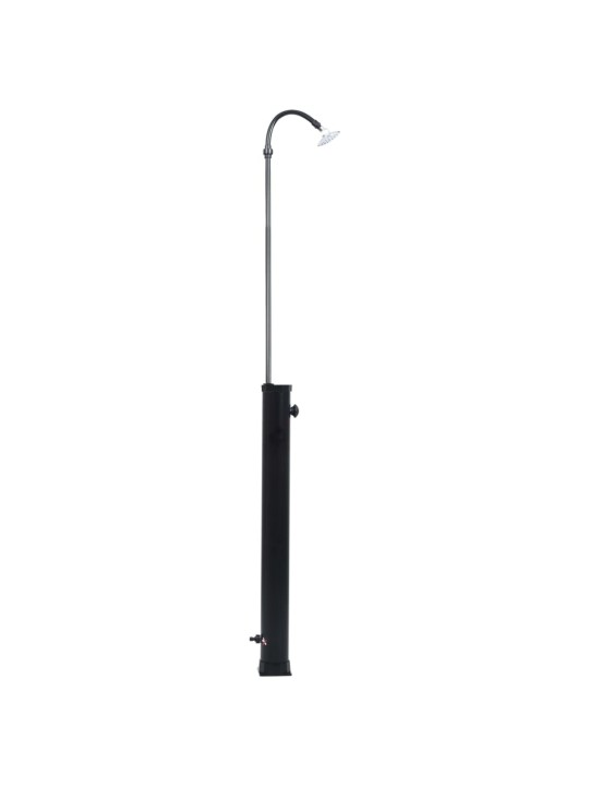 Zahradní solární sprcha černá 215 cm 8 l