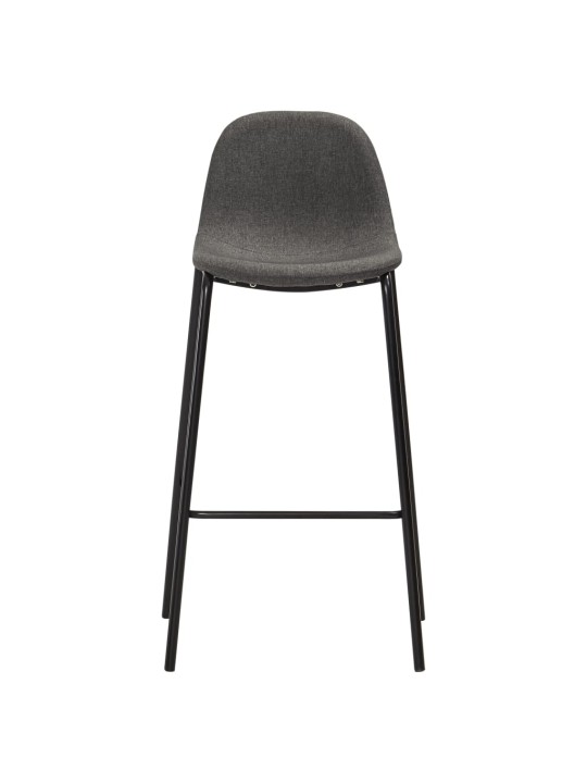 5dílný barový set textil tmavě šedý