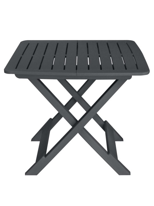 3dílný skládací bistro set plastový antracitový