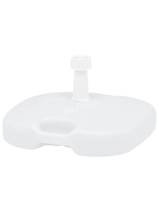 Stojan na slunečník plněný vodou/pískem 16 l bílý plast