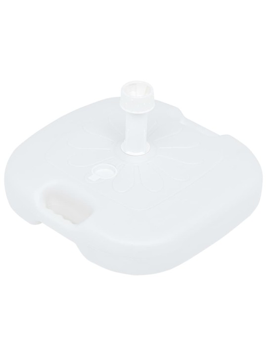 Stojan na slunečník plněný vodou/pískem 16 l bílý plast