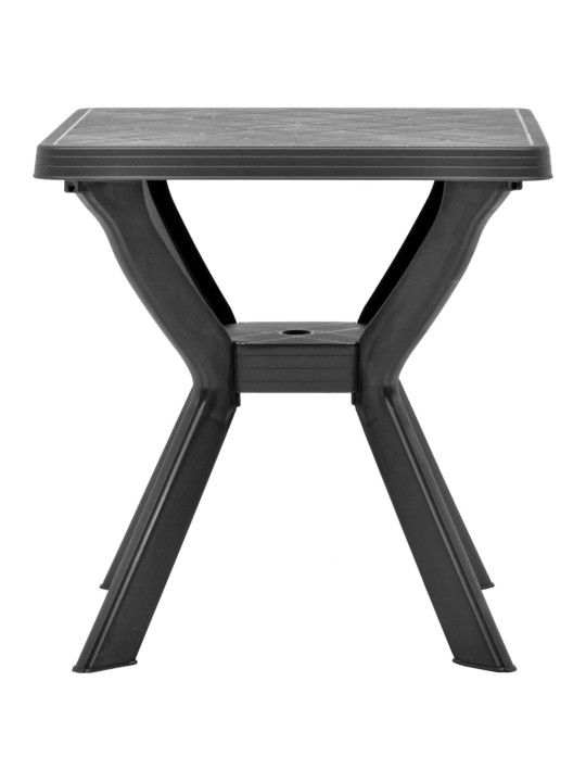 Bistro stolek antracitový 70 x 70 x 72 cm plast