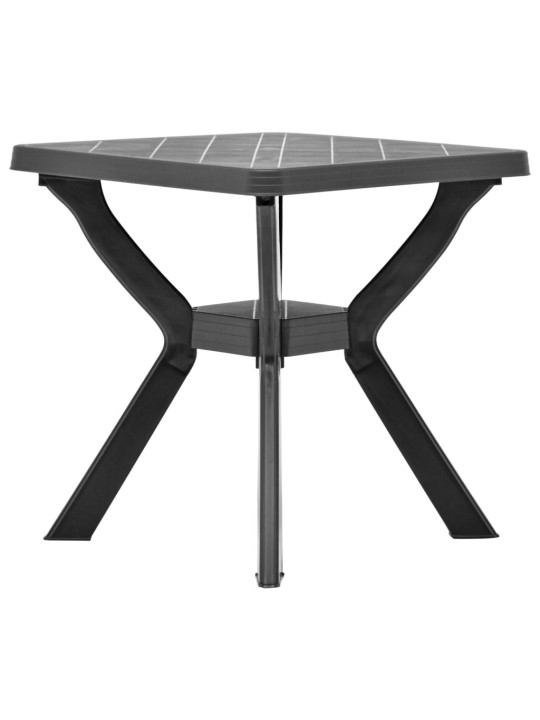 Bistro stolek antracitový 70 x 70 x 72 cm plast