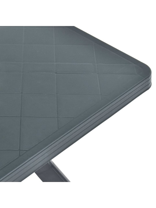 Bistro stolek antracitový 70 x 70 x 72 cm plast