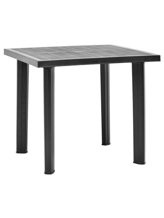 Zahradní stůl antracitový 80 x 75 x 72 cm plast