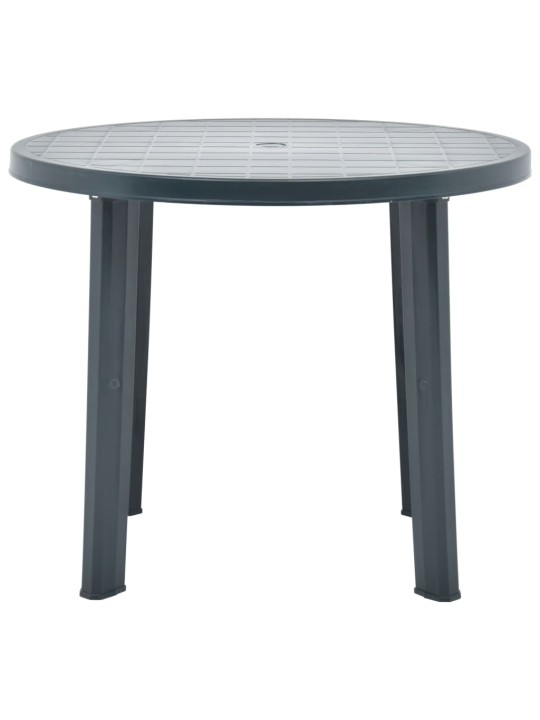 Zahradní stůl zelený 89 cm plast