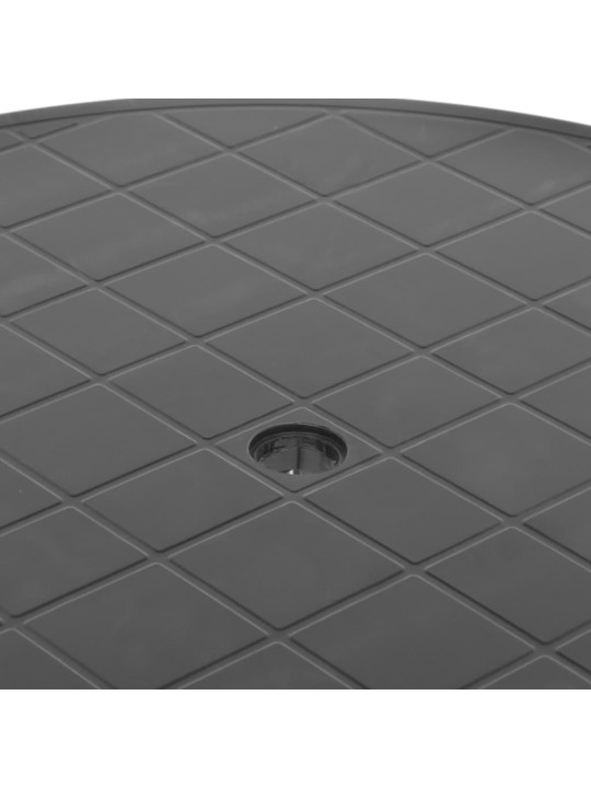 Zahradní stůl antracitový 89 cm plast
