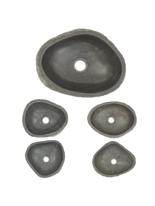 Umyvadlo říční kámen oválné (29–38) x (24–31) cm