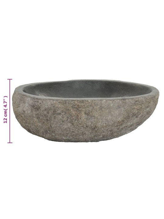 Umyvadlo říční kámen oválné (29–38) x (24–31) cm