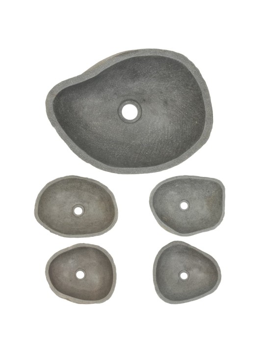 Umyvadlo říční kámen oválné (37–46) x (29–36) cm