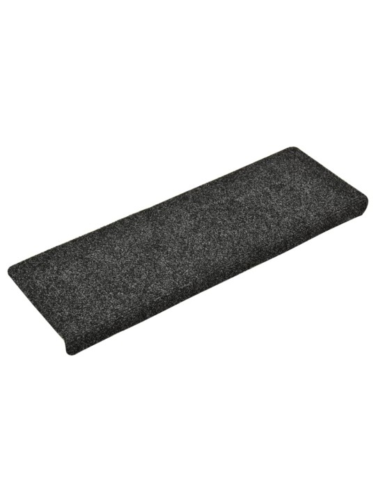 Nášlapy na schody 15 ks vpichované 65x21x4 cm šedé