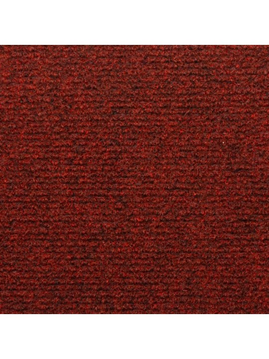 Nášlapy na schody 15 ks vpichované 65x21x4 cm červené