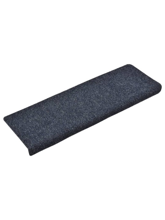 Nášlapy na schody 15 ks vpichované 65x21x4 cm modré