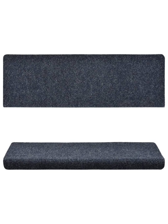 Nášlapy na schody 15 ks vpichované 65x21x4 cm modré