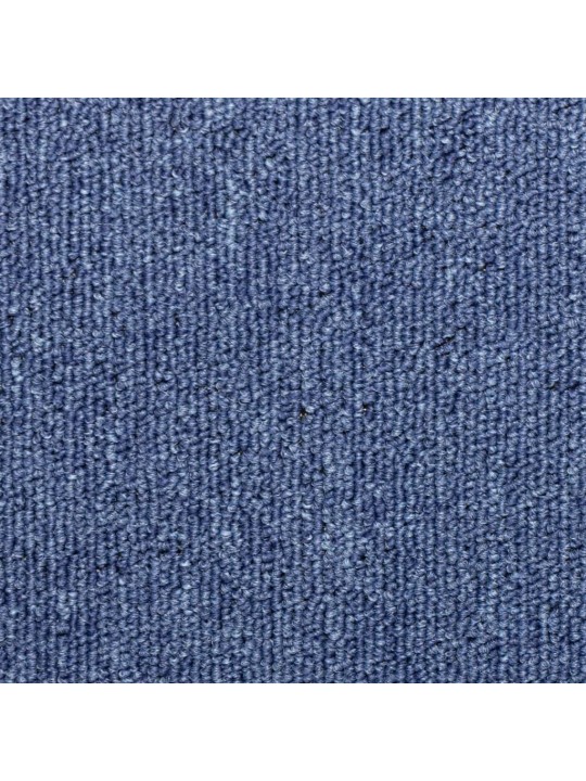 Kobercové nášlapy na schody 15 ks 65x21x4 cm modré