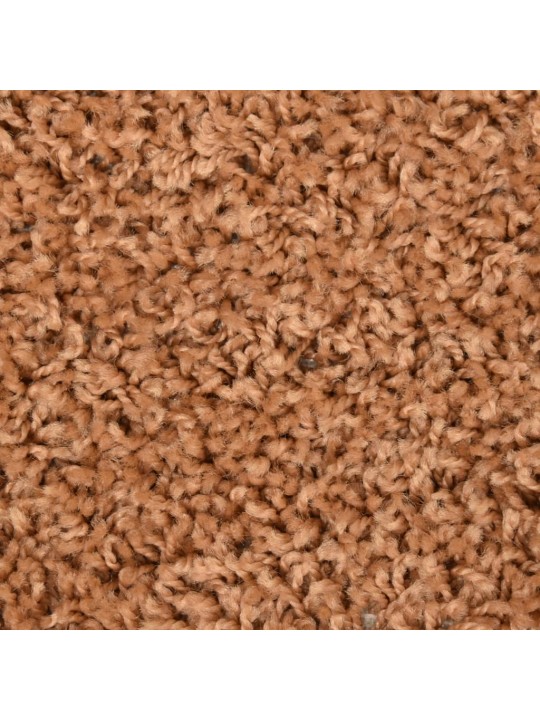 Kobercové nášlapy na schody 15 ks 65x21x4 cm hnědé