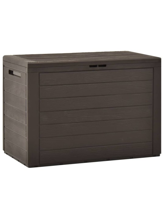 Zahradní úložný box hnědý 78 x 44 x 55 cm