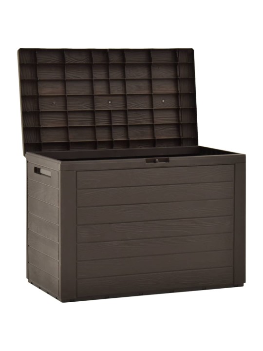 Zahradní úložný box hnědý 78 x 44 x 55 cm