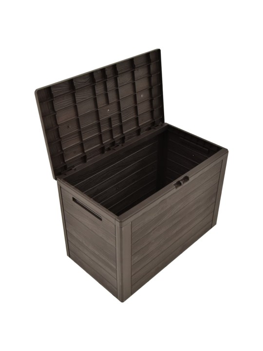 Zahradní úložný box hnědý 78 x 44 x 55 cm